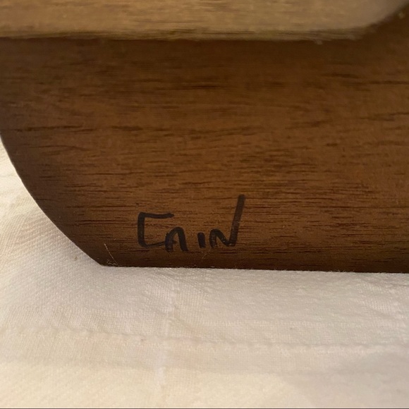 Rick Cain limited edition sculpture Eagle Mountain man painting easel. Signed - Picture 6 of 8